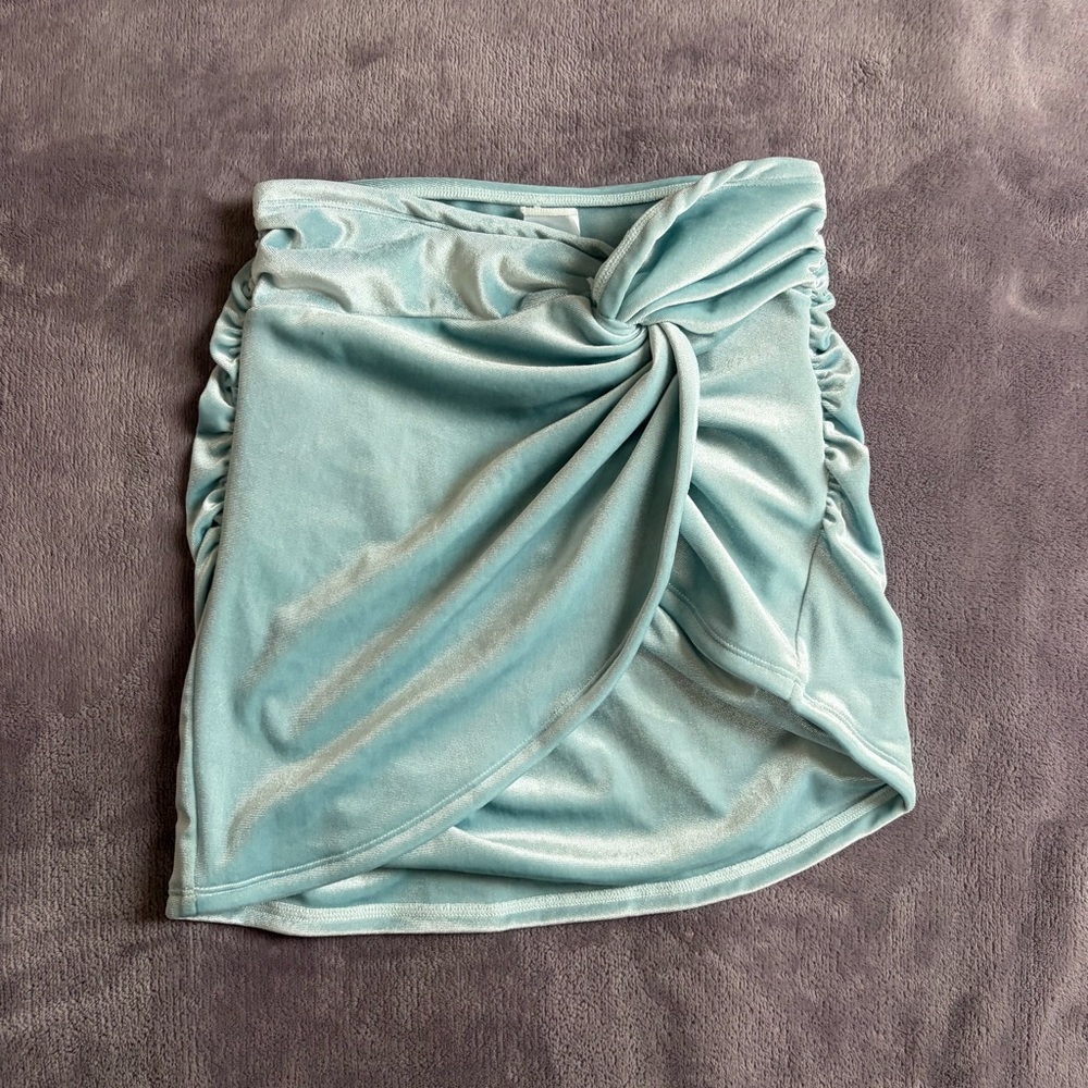 Y2k Velvet Mini Skirt